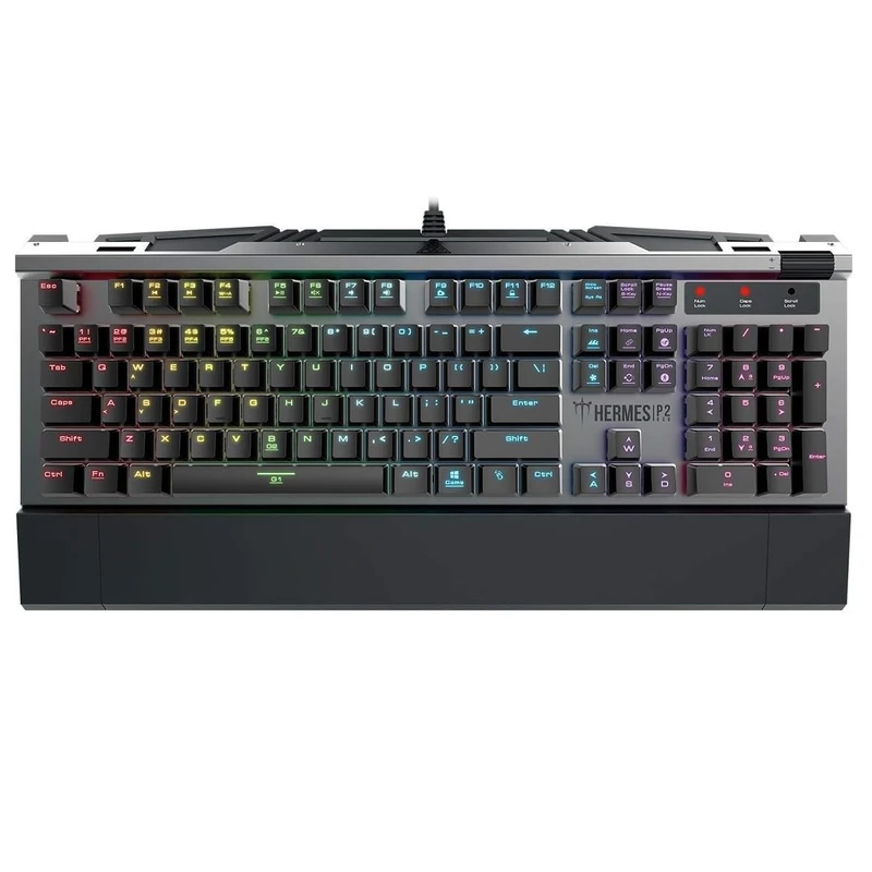 GAMDIAS Hermes P2 Black Mechanical Gaming Keyboard - RGB UK