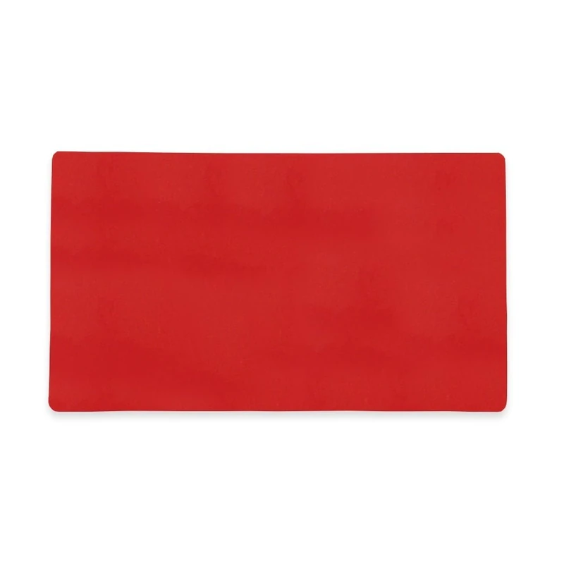 MagFlex® Flexible Magnetic Sheet with Gloss Red Dry-Wipe Surface for Creating Scrumboards, Removable and Changeable Labels - 140mm x 80mm x 0.85mm - Pack of 50