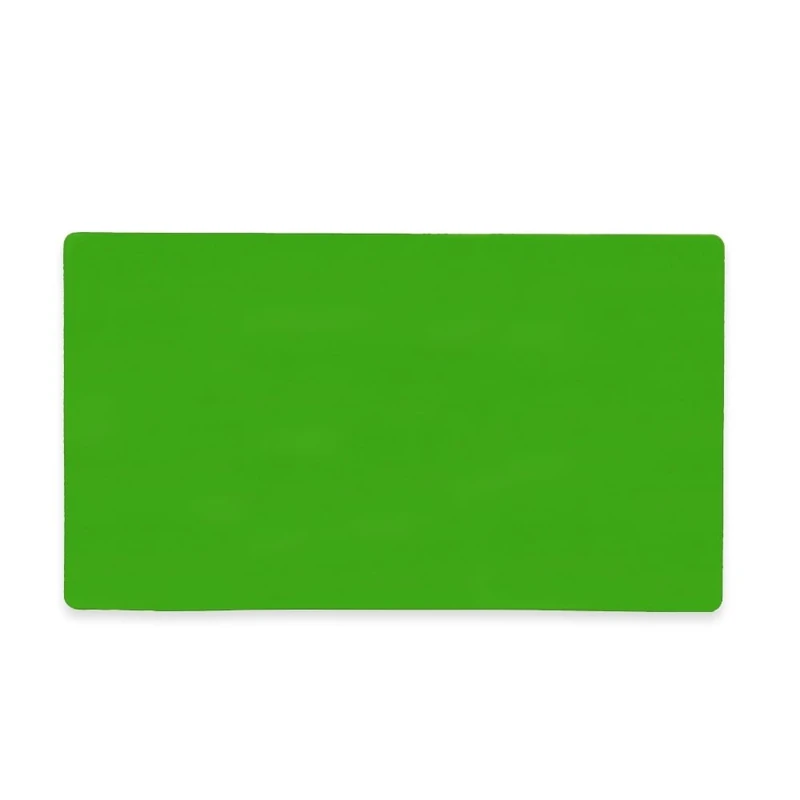 MagFlex® Flexible Magnetic Sheet with Gloss Green Dry-Wipe Surface for Creating Scrumboards, Removable and Changeable Labels - 140mm x 80mm x 0.85mm - Pack of 100