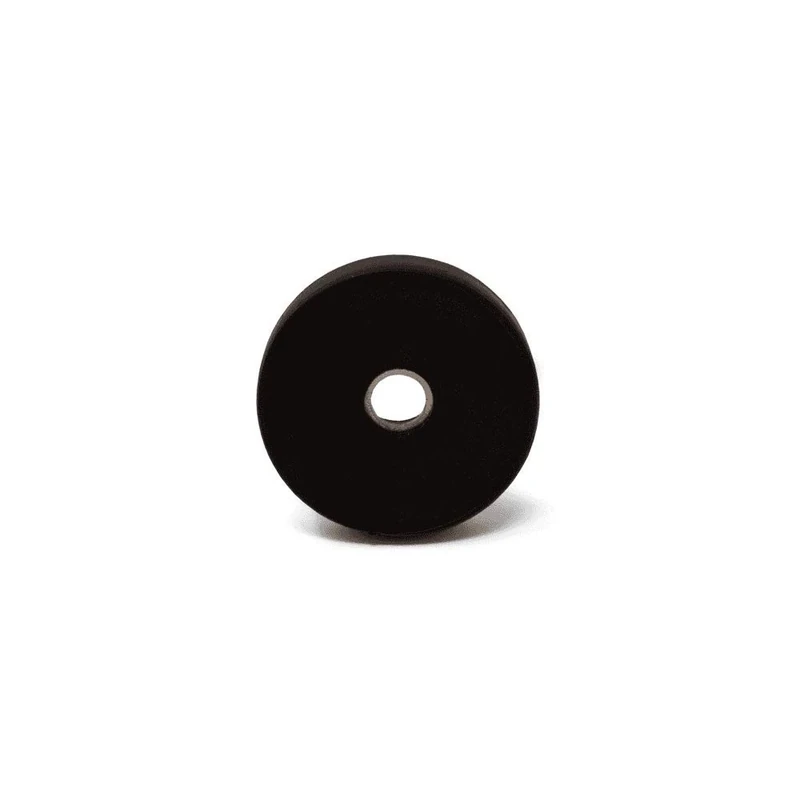 Rubber Coated N42 Neodymium "2 Pole" Pot Magnet for Securing Items in a Shear Position or for Holding Doors and Gates Open - 31mm dia x 6mm thick - Pack of 40