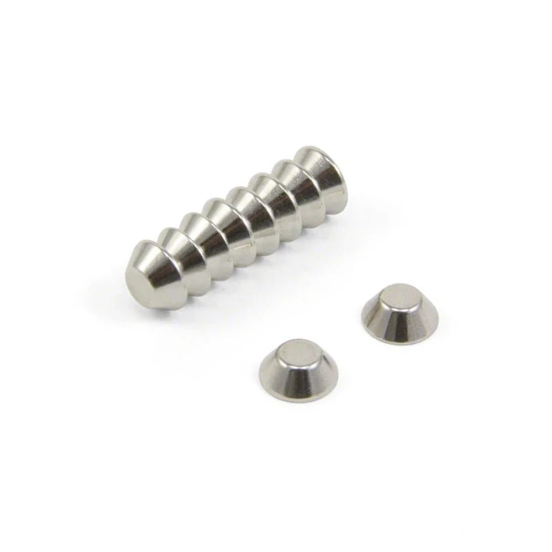 N42 Neodymium Cone Magnet for Fridge, Office, Science, DIY, and Crafting - 10mm O.D. x 5mm I.D. x 4mm thick - 1.4kg Pull - Pack of 100