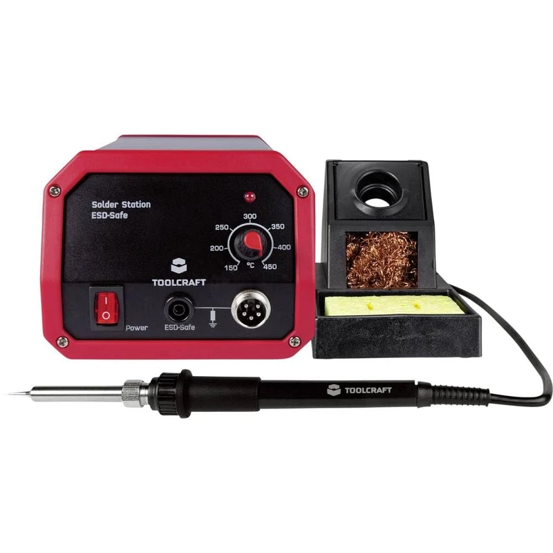 TOOLCRAFT ST-50A Analogue Soldering Station 50 W 150-450°C with Soldering Tip