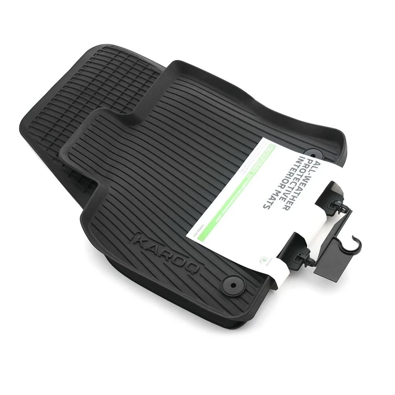Skoda Karoq 57B061502 Rubber Floor Mat Set Front Black