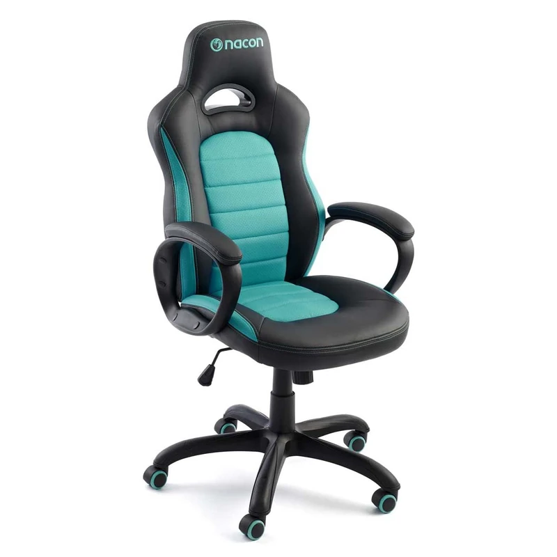 Nacon Gaming Chair, Faux Leather, Black and Blue, 78.5 x 32.5 x 66 cm