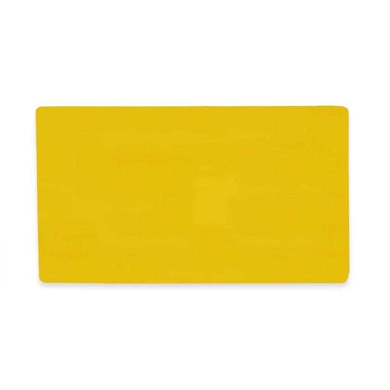 MagFlex® Flexible Magnetic Sheet with Gloss Yellow Dry-Wipe Surface for Creating Scrumboards, Removable and Changeable Labels - 140mm x 80mm x 0.85mm - Pack of 50