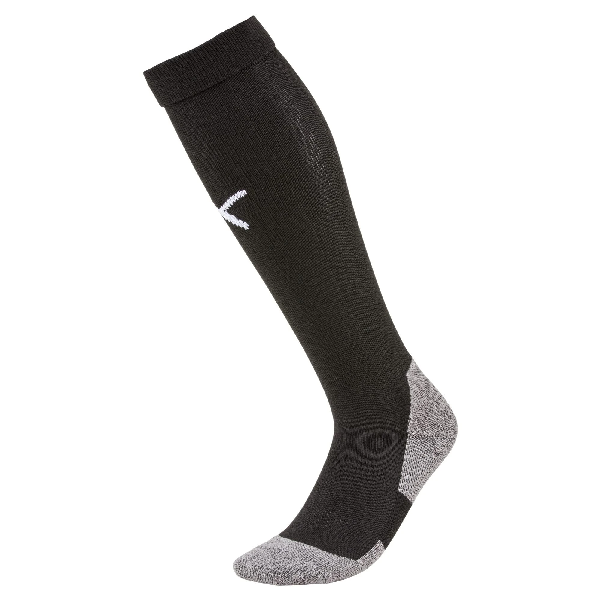 PUMA Mens Football LIGA Core Socks Puma Black-Puma White 6-8