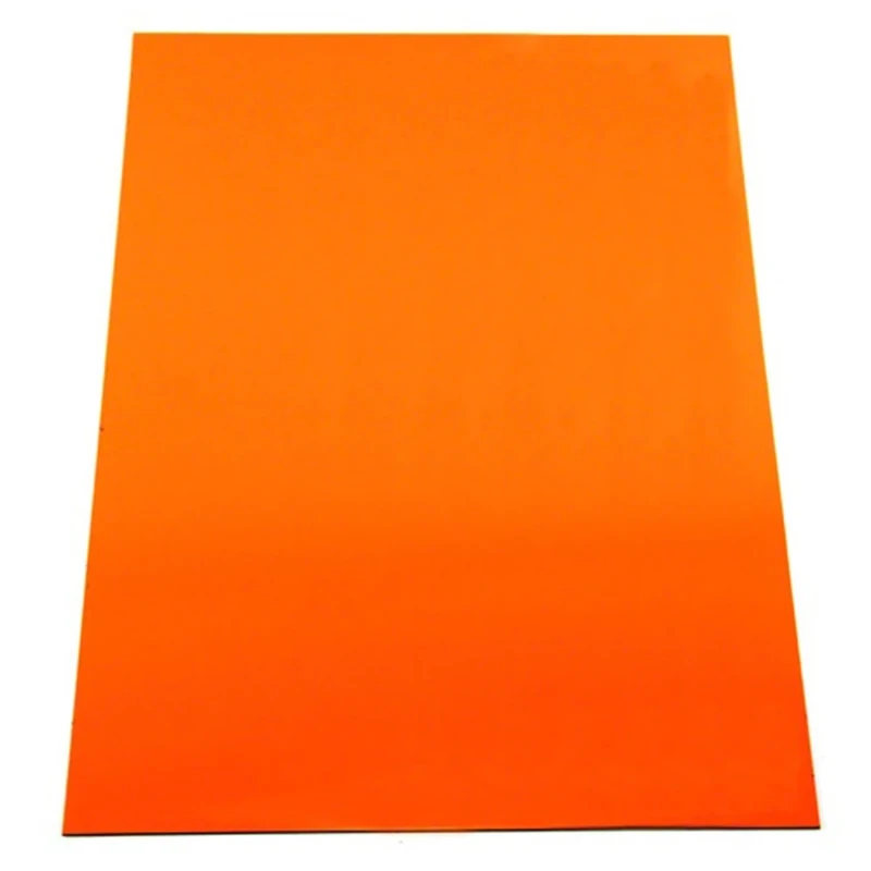 Magnet Expert® Orange Flexible A4 Magnetic Sheet (297 x 210 x 0.85mm) (Pack of 20)
