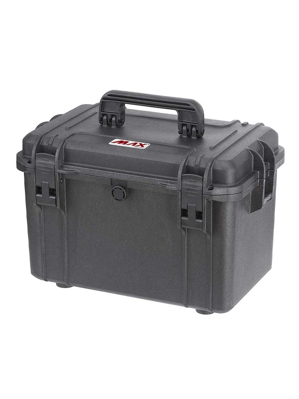 MAX Airtight Suitcase with Pre-Cubed Sponge Black