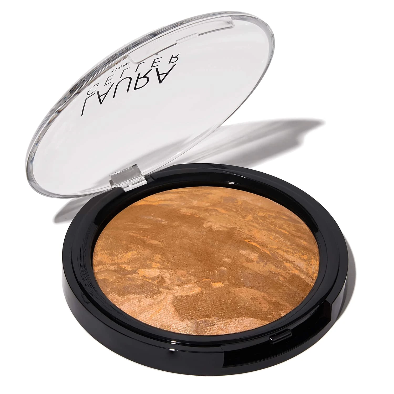 LAURA GELLER Baked Balance-n-Glow Illuminating Powder Foundation (Sand) Buildable Sheer to Light Coverage Baked Foundation, Satin Finish