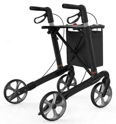 Athlon Carbon Standard Roller Skates - Seat Height 62 cm - Black - Image 1