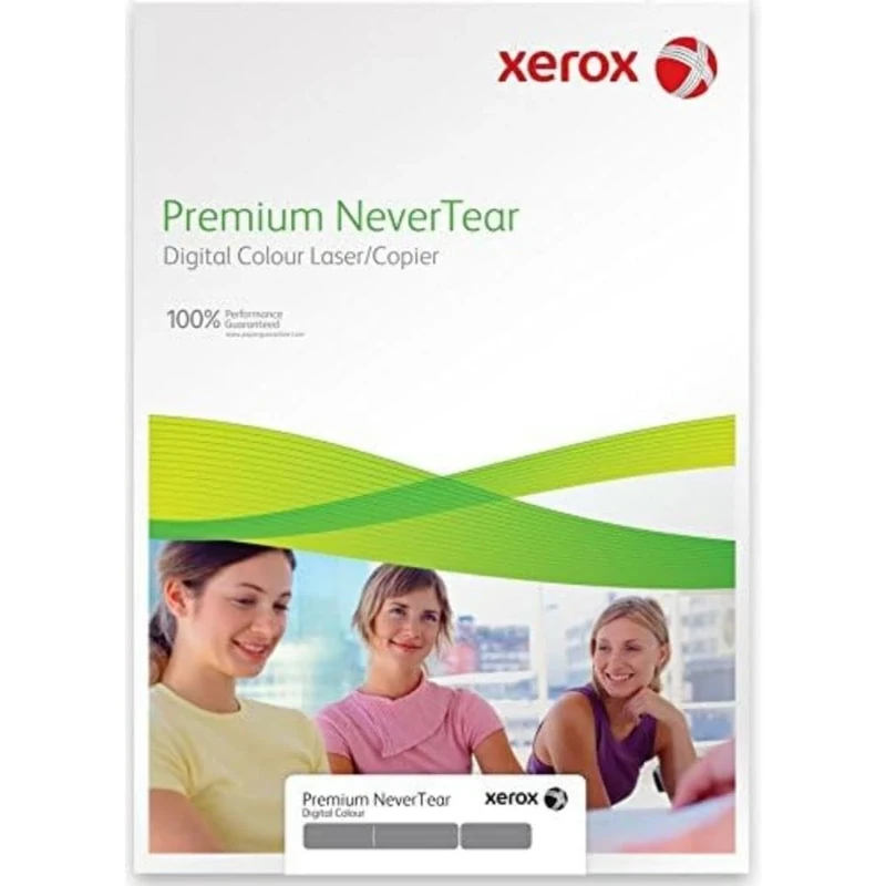 Xerox 39882 A4 210 x 297 mm Prem NeverTear Dry Peel Card (Pack of 100)