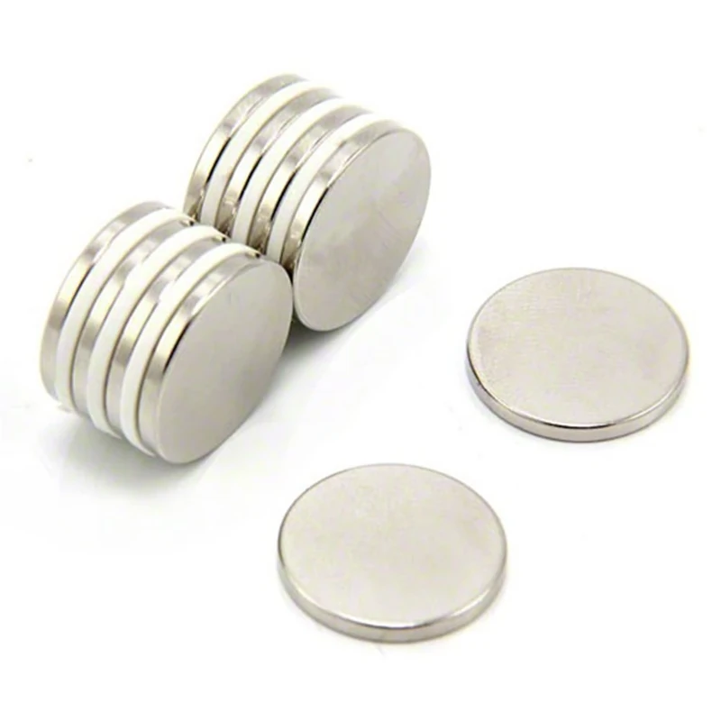 N42 Neodymium Magnet for Arts, Crafts, Model Making, DIY, Hobbies, Office, and Home - 19mm dia x 2mm thick - 2.3kg Pull - Pack of 200