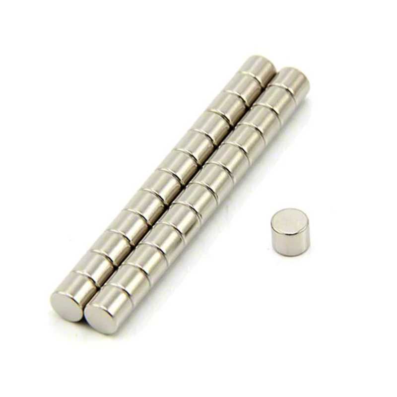 N42 Neodymium Magnet for Arts, Crafts, Model Making, DIY, Hobbies, Office, and Home - 6mm dia x 5mm thick - 1.24kg Pull - Pack of 250