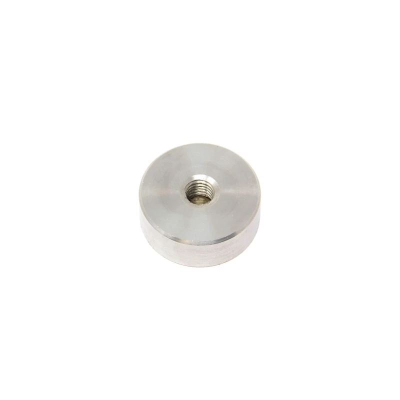 Stainless Steel Neodymium Pot Magnet c/w M8 Internal Thread for Arts, Crafts, Model Making, DIY, Hobbies, Office, and Home - 32mm dia - 39kg Pull - Pack of 10