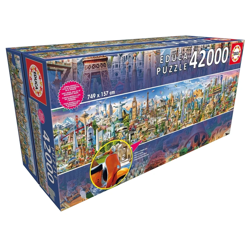 Educa Borrás – Around the World, 42,000 Pieces, 17570