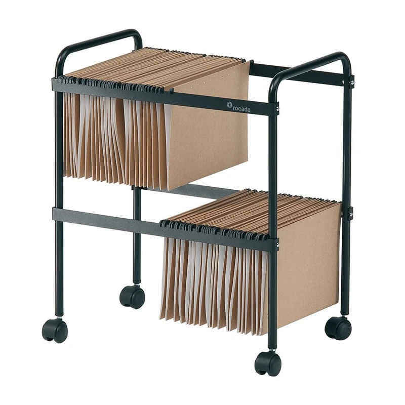 Rocada Folder Holder File Folder for Hanging Files Document Bag Black Dimmable Capacity for 80 Folders