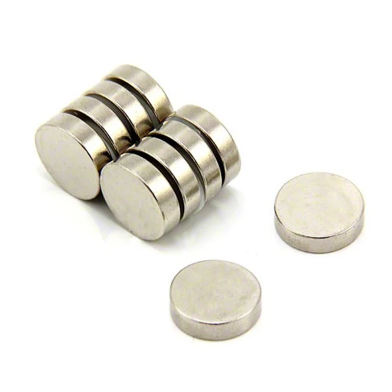 N35 Neodymium Magnet for Arts, Crafts, Model Making, DIY, Hobbies, Office and Home - 15mm dia x 4mm thick - 2.8kg Pull - Pack of 100