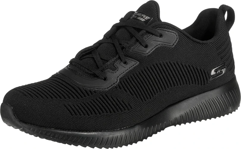 Skechers Women's Bobs Squad Tough Talk Sneakers, Black, 2 UK