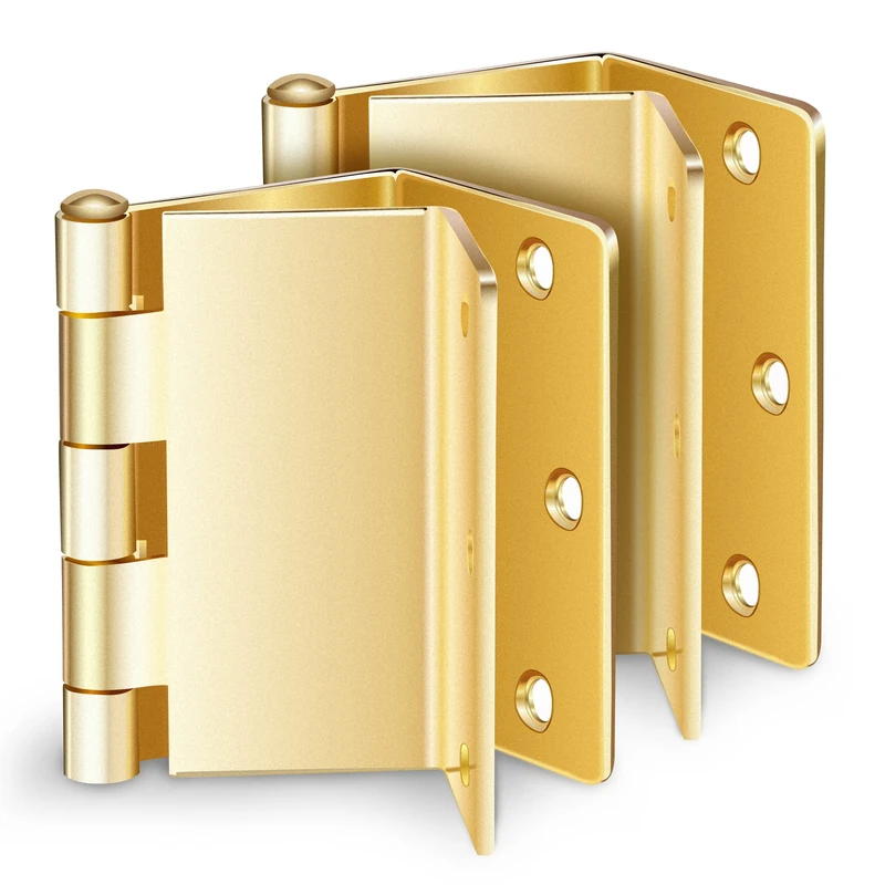 Handicap Brass Expandable Door Hinges - 3 Hinges