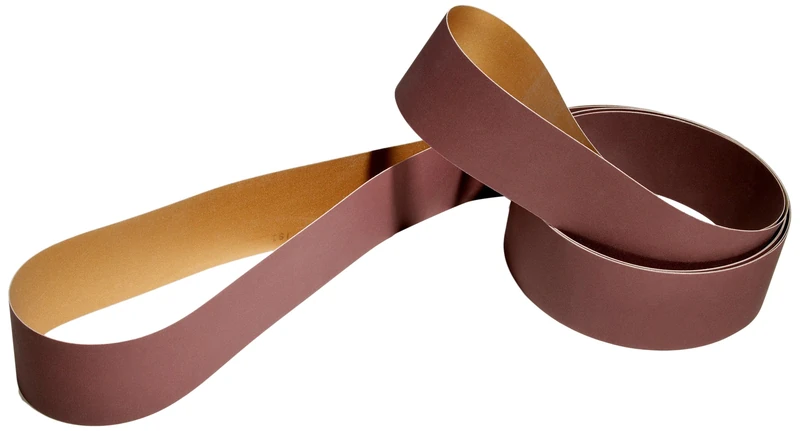3M 51758-case Diamond Cloth Belt 651Wy, 1-1/2 In x 18-15/16 In 400 Mesh, Diamond, Coating, Cut, Cutting Angle, Flute, Brown