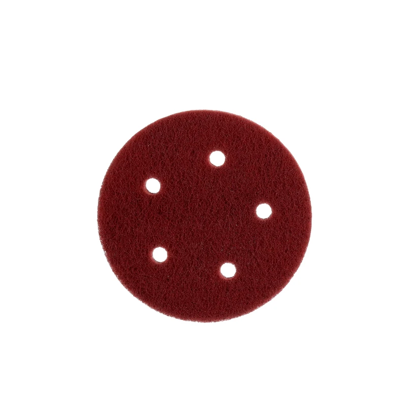 Scotch-Brite 77142-case Hookit 7447 PRO Disc, 5" x NH 5 HLS, A VFN, Aluminum Oxide, Maroon (Pack of 40) - Image 1