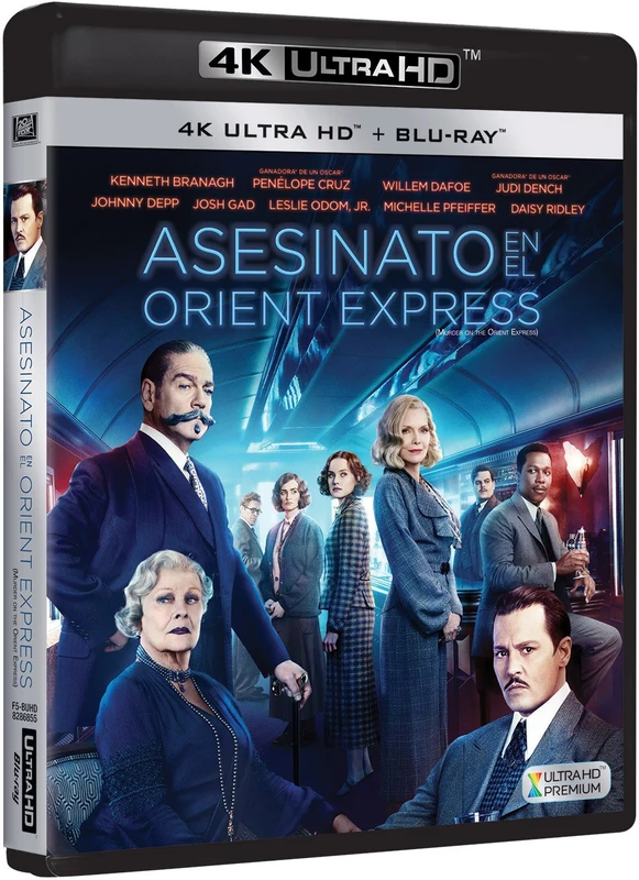 Murder on the Orient Express (ASESINATO EN EL ORIENT EXPRESS 3D -, Spain Import, see details for languages) [4K Ultra-HD + Blu-Ray]