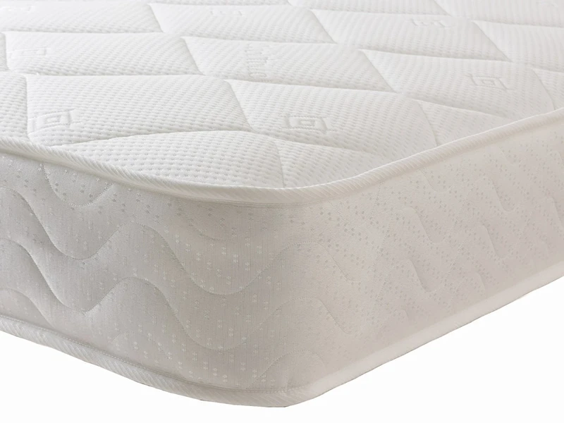 Starlight Beds Cooltouch Classic 7.5" Deep 7 Layer Construction Coil Spring & Memory Foam Hybrid Mattress, White, 2ft 6 Small Single