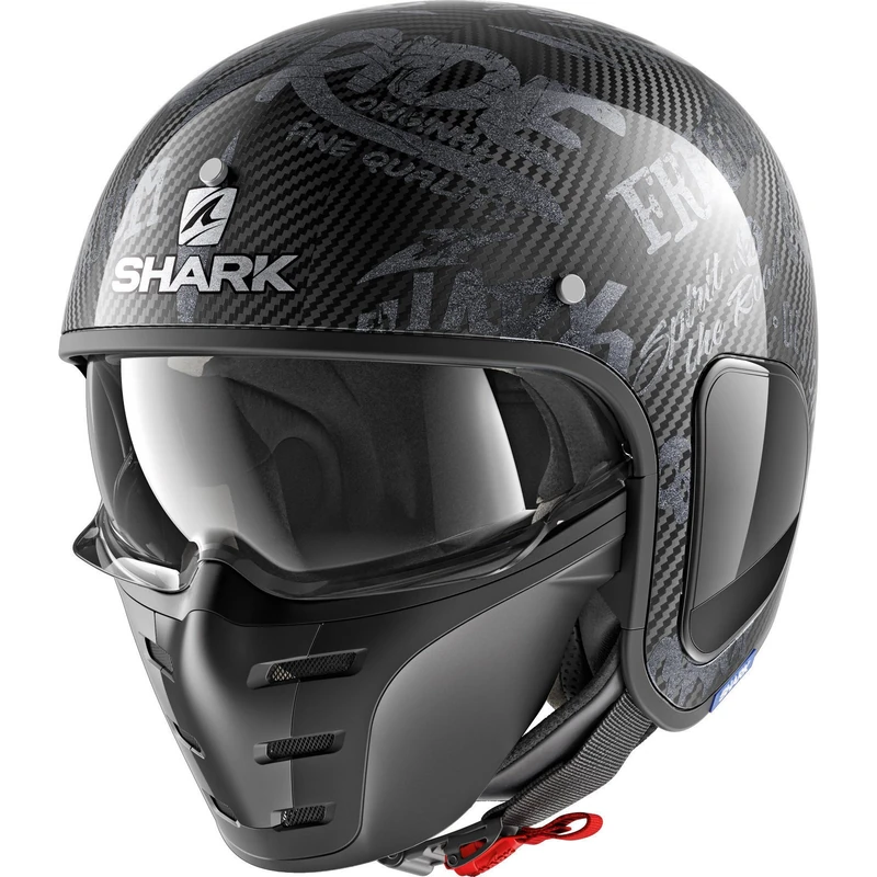 SHARK Motorcycle helmets S-DRAK CARBON FREESTYLE CUP DAA, Noir/Gris, M