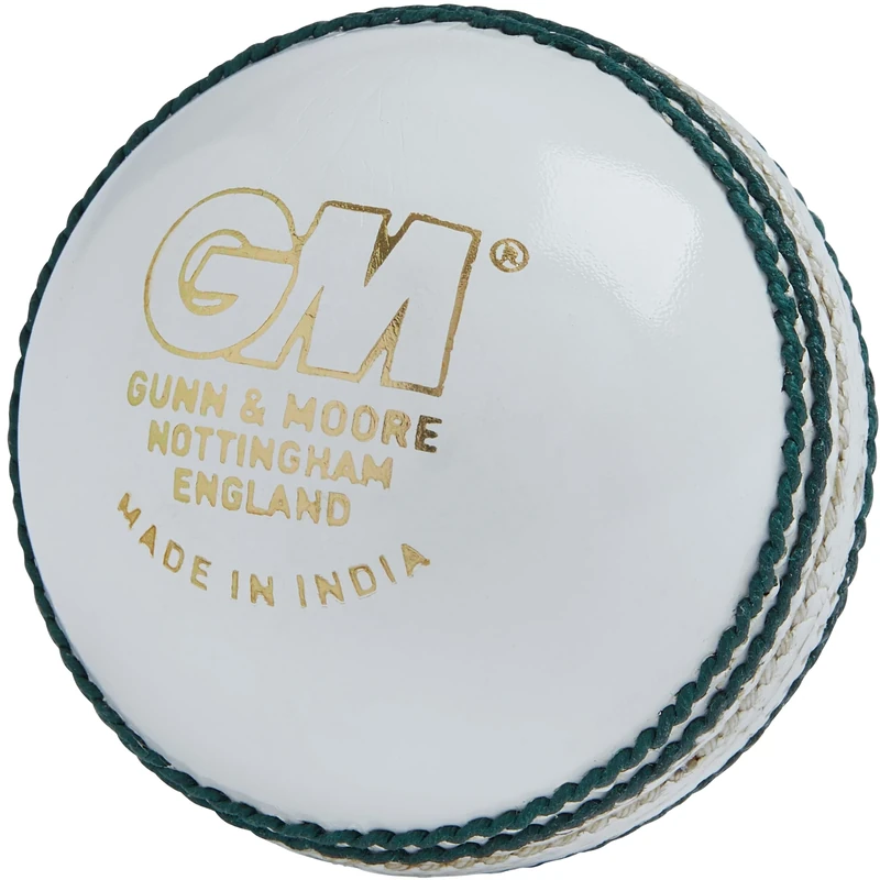 Gunn & Moore GM | Cricket Ball | Maestro Grade 1 County Match | Hand Stitched Waxed Leather 78-80 Seam Stitches | Womens | 4.9-5.31 Ounces | White
