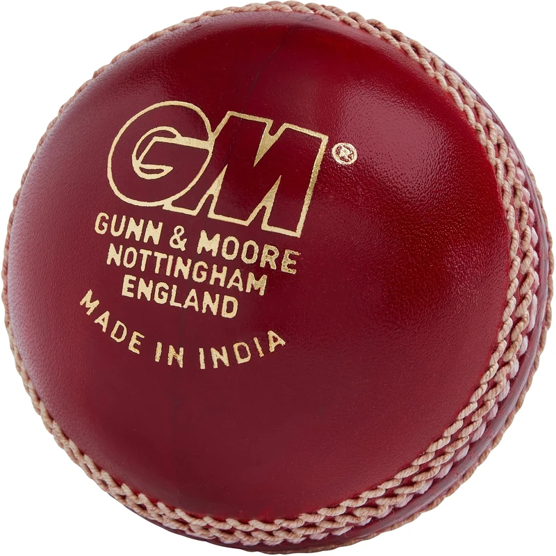 Gunn & Moore GM | Cricket Ball | Maestro Grade 1 County Match | Hand Stitched Waxed Leather 78-80 Seam Stitches | Womens | 4.9-5.31 Ounces | Red