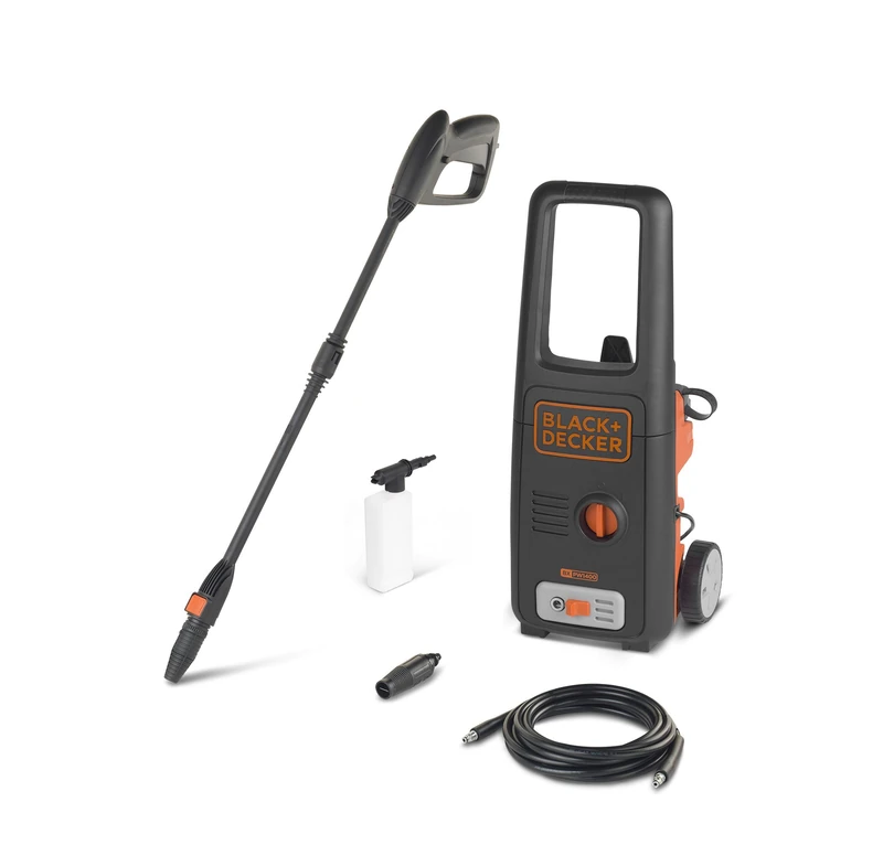 BLACK+DECKER BXPW1400E High Pressure Washer (1400 W, 110 bar, 390 l/h)