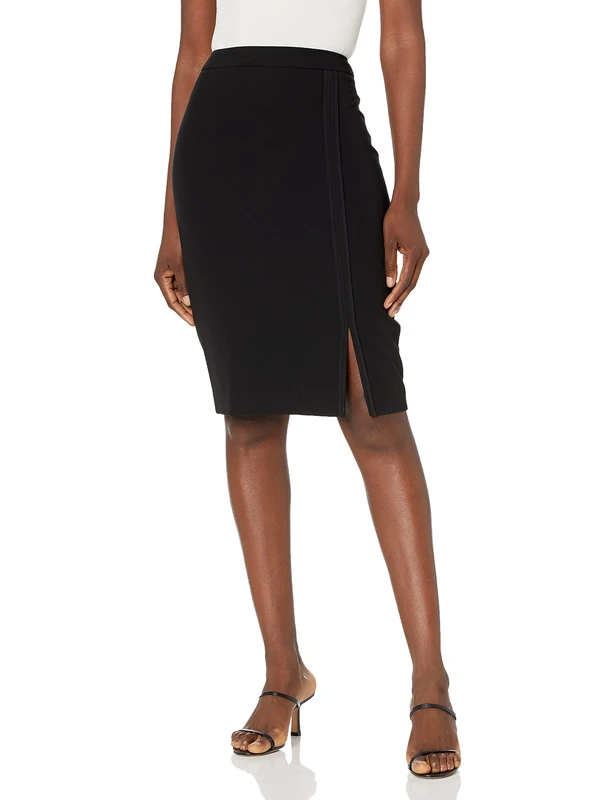 Tommy Hilfiger Women's Long Pencil Skirt w/Tonal Detail