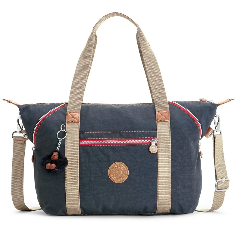 Kipling ART Medium Tote, Totes, True Navy Combo (Blue)