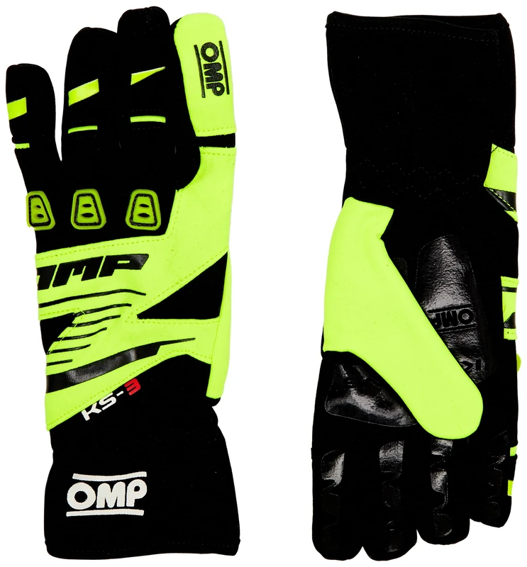 OMP ompkk02743e059 X XS KS-3 Gloves MY2018 Yellow/Black sz xxs