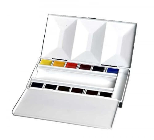 Blockx 41512BXC - Aquarelle Boite Bijou 12 demi-godets