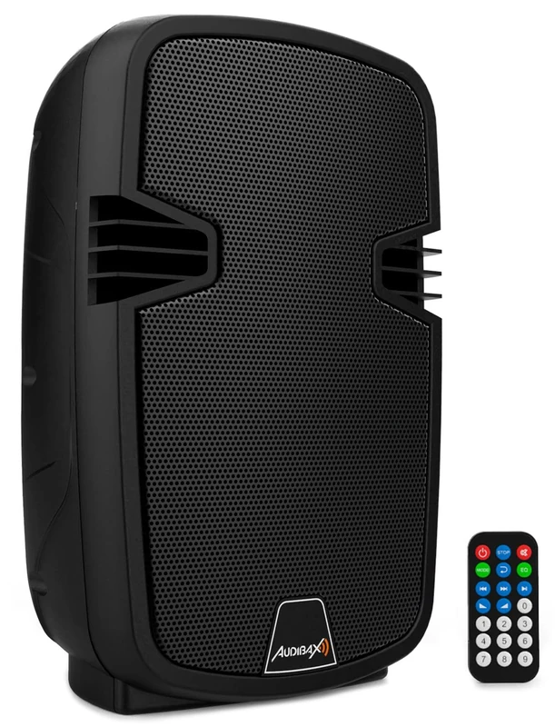 Audibax | Arkansas 10 Professional Speaker 10" Bluetooth Speaker USB/SD 2Way Active Speaker Power 400 W Colour Black Remote Control Sound Equalizer Dimensions: 360 x 295 x 550 mm