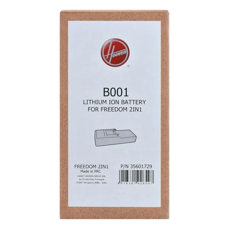 Hoover Lithium Vacuum Cleaner Battery, Rechargeable, 22.2 V, Black, Original Battery, Compatible With Hoover Freedom 2in1 Rechargeable and Freedom Handy Vacuum Cleaner