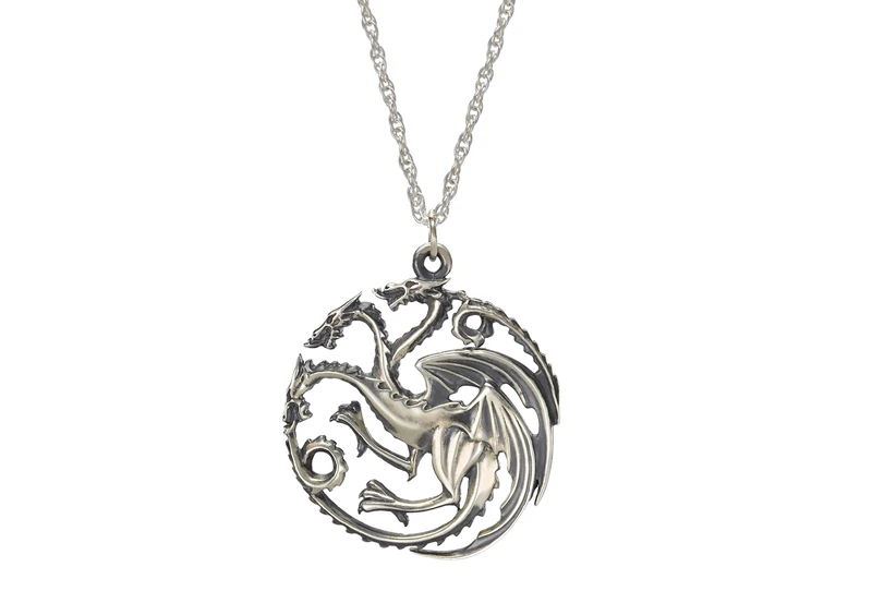 The Noble Game Collection of Thrones Targaryen Sterling Silver Pendant - Image 1