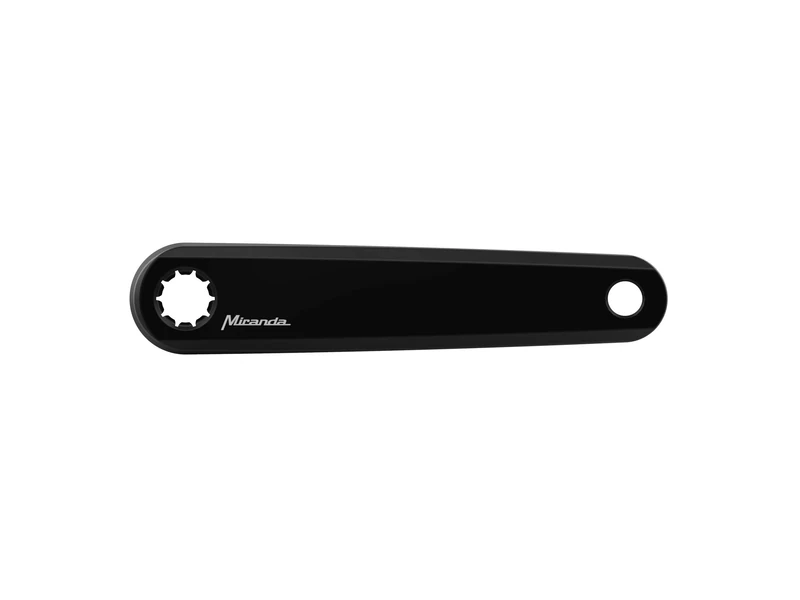 Miranda Unisex' s E-Bike Isis E Cranks Delta Style, Black, 165 mm