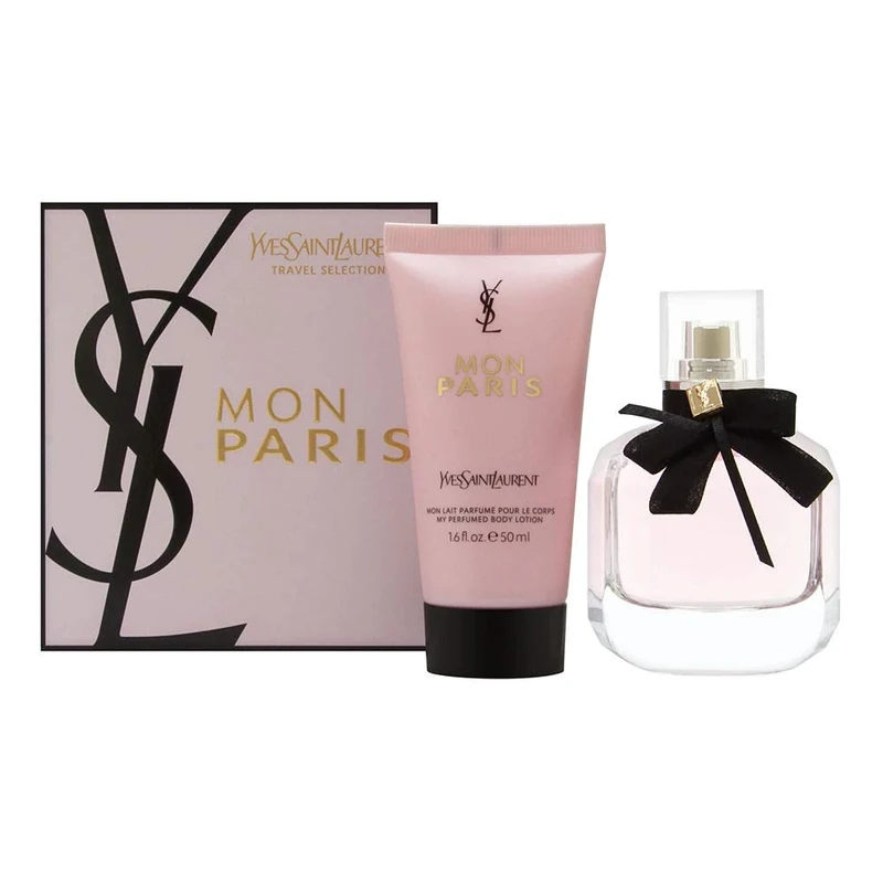 Yves Saint Laurent Mon Paris Set: Eau de Parfum Spray 50ml & Body Lotion 50ml