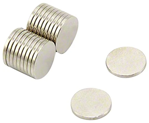 Samarium Cobalt Magnet for Motors, Electric Motors, Turbo Machinery and Sensors - 10mm dia x 1mm thick - 0.4kg Pull - Pack of 200