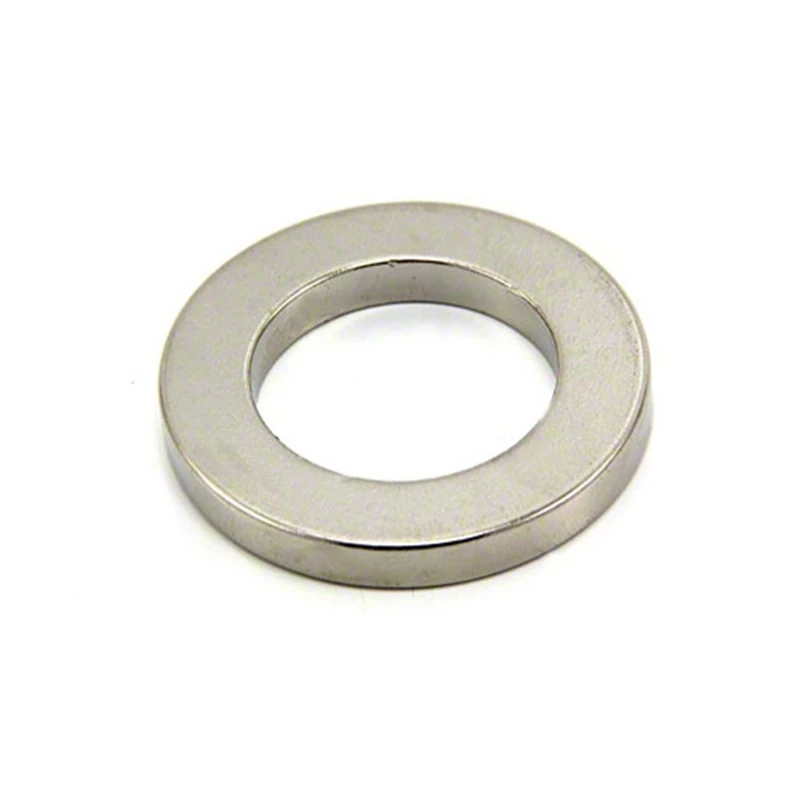 Neodymium Magnet for Engineering, Manufacturing and Technology Applications - 40mm O.D. x 25mm I.D. x 5mm thick - 20kg Pull - Pack of 20
