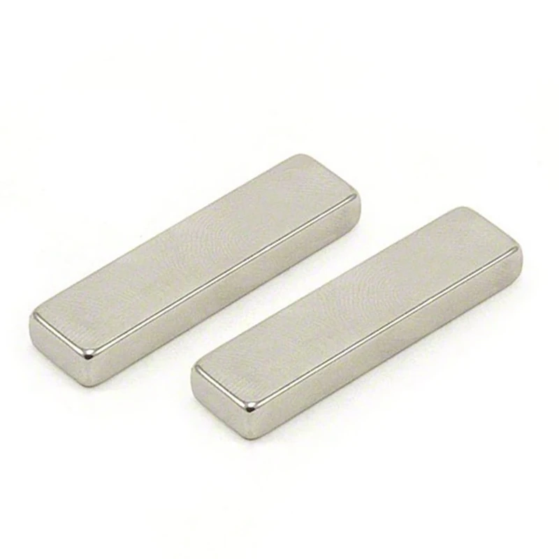 N42 Neodymium Magnet for Arts, Crafts, Model Making, DIY, Hobbies, Office, and Home - 40mm x 10mm x 5mm thick - 8.3kg Pull - Pack of 20