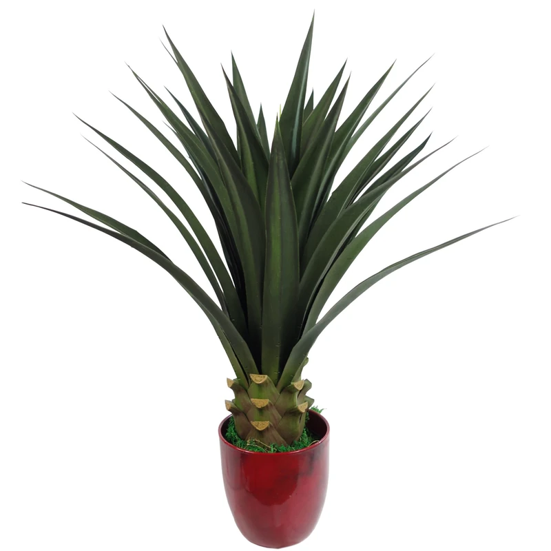 Leaf Design UK Artificial Yukka Tropical House Plant, 90cm