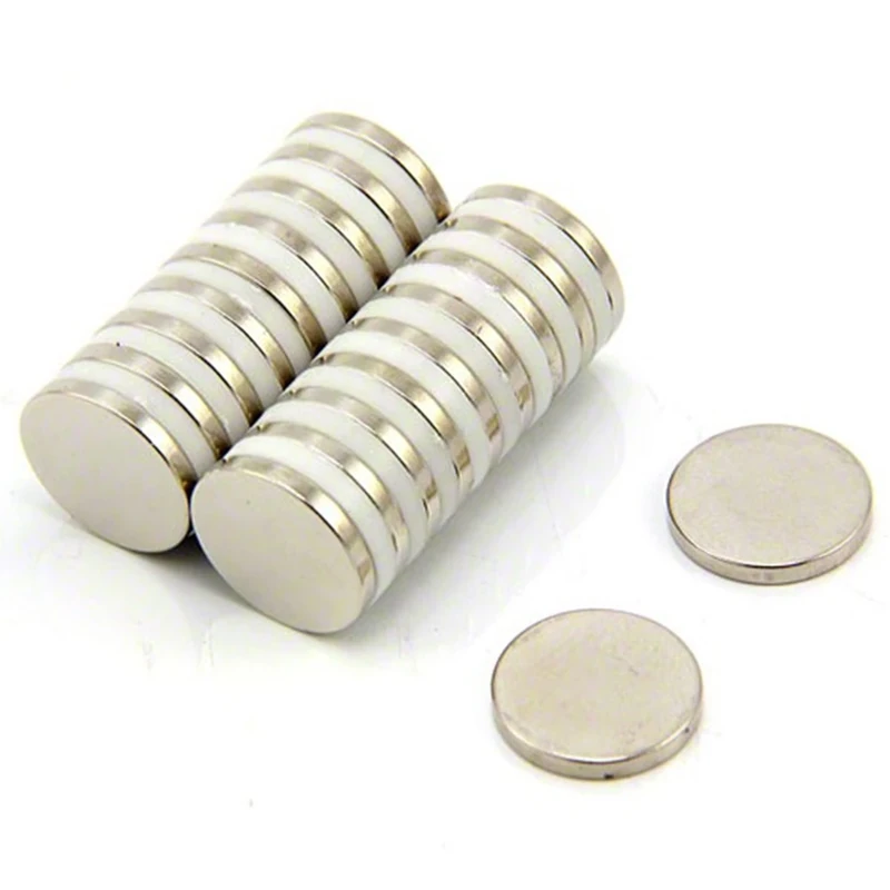 N42 Neodymium Magnet for Arts, Crafts, Model Making, DIY, Hobbies, Office and Home - 15mm dia x 2mm thick - 2.2kg Pull - Pack of 200
