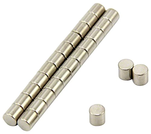 N42SH Neodymium Magnet for High-Temperature, Engineering, and Manufacturing Applications - 4mm dia x 4mm thick - 0.58kg Pull - Pack of 250