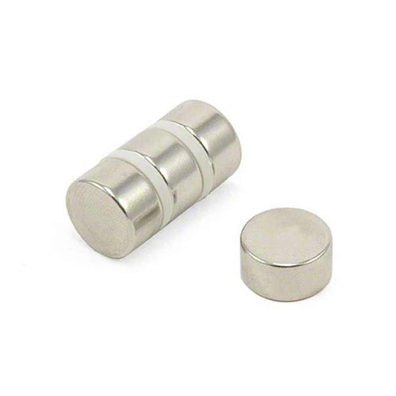 N42 Neodymium Magnet for Arts, Crafts, Model Making, DIY, Hobbies, Office and Home - 15mm dia x 8mm thick - 6.9kg Pull - Pack of 40