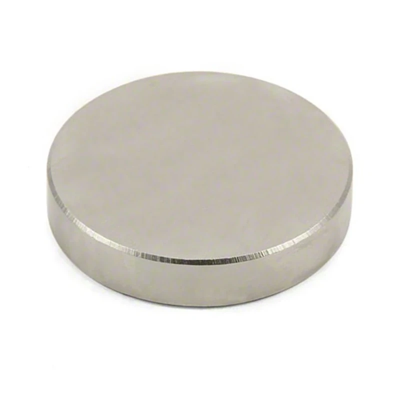 Ultra High Performance N52 Neodymium Magnet for DIY, Engineering and Manufacturing - 50mm dia x 10mm thick - 45kg Pull - Pack of 10