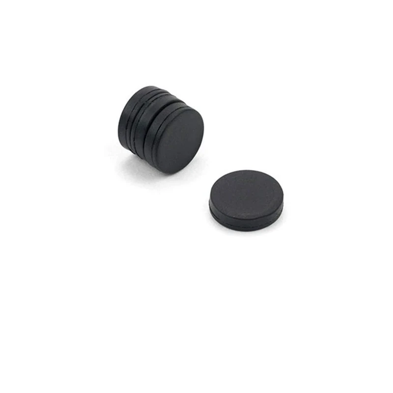 Rubber Coated N42 Neodymium Magnet for Arts, Crafts, Model Making, DIY, Hobbies, Office and Home - 16.7mm dia x 4.7mm thick - 1.8kg Pull - Pack of 100