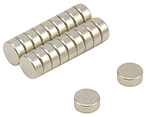 Samarium Cobalt Magnet for Motors, Electric Motors, Turbo Machinery and Sensors - 5mm dia x 2mm thick - 0.33kg Pull - Pack of 200